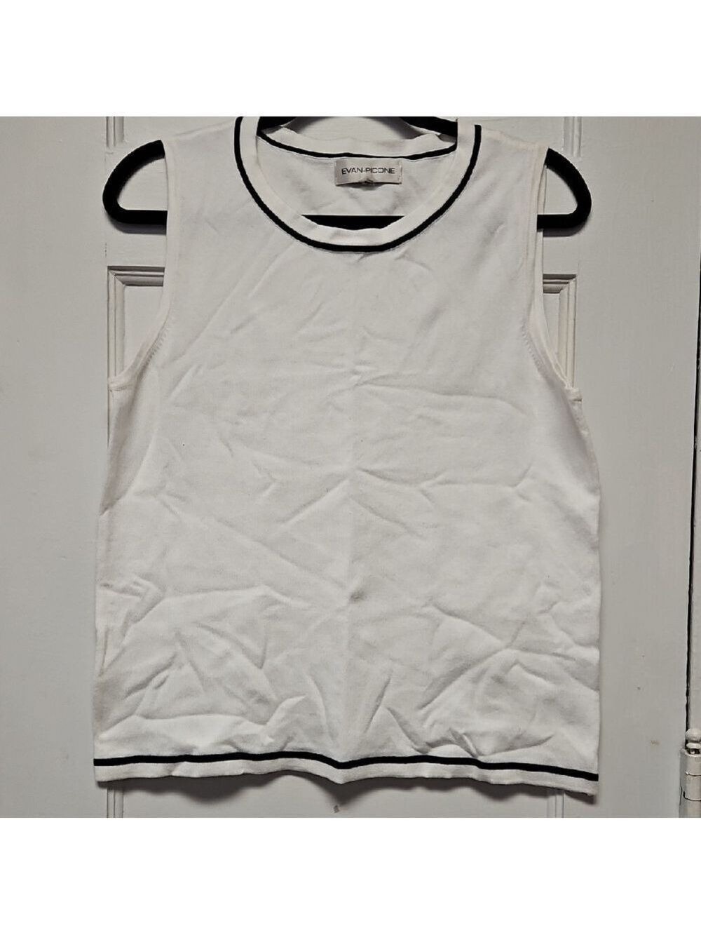 Evan Picone Sweater Tank Top Medium